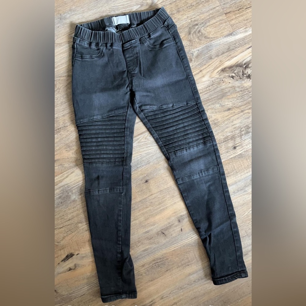 Denim Moto legging